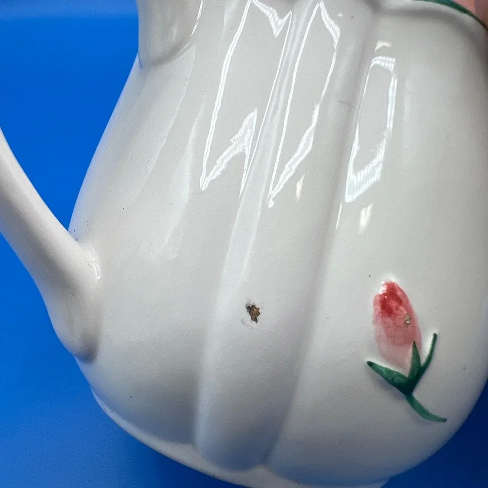 Otagiri Mary Ann Baker Rose Ceramic Creamer Pitcher Vintage Hand Crafted Japan